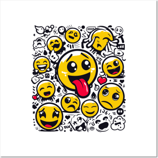 various emojis Posters and Art